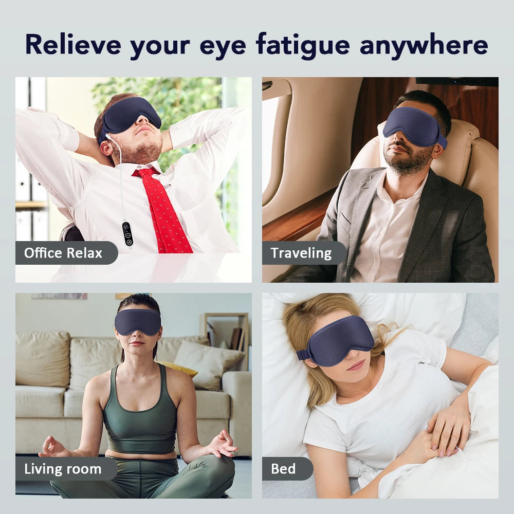 Hot Compress Electric Steam Eye Mask for Soothing Comfort