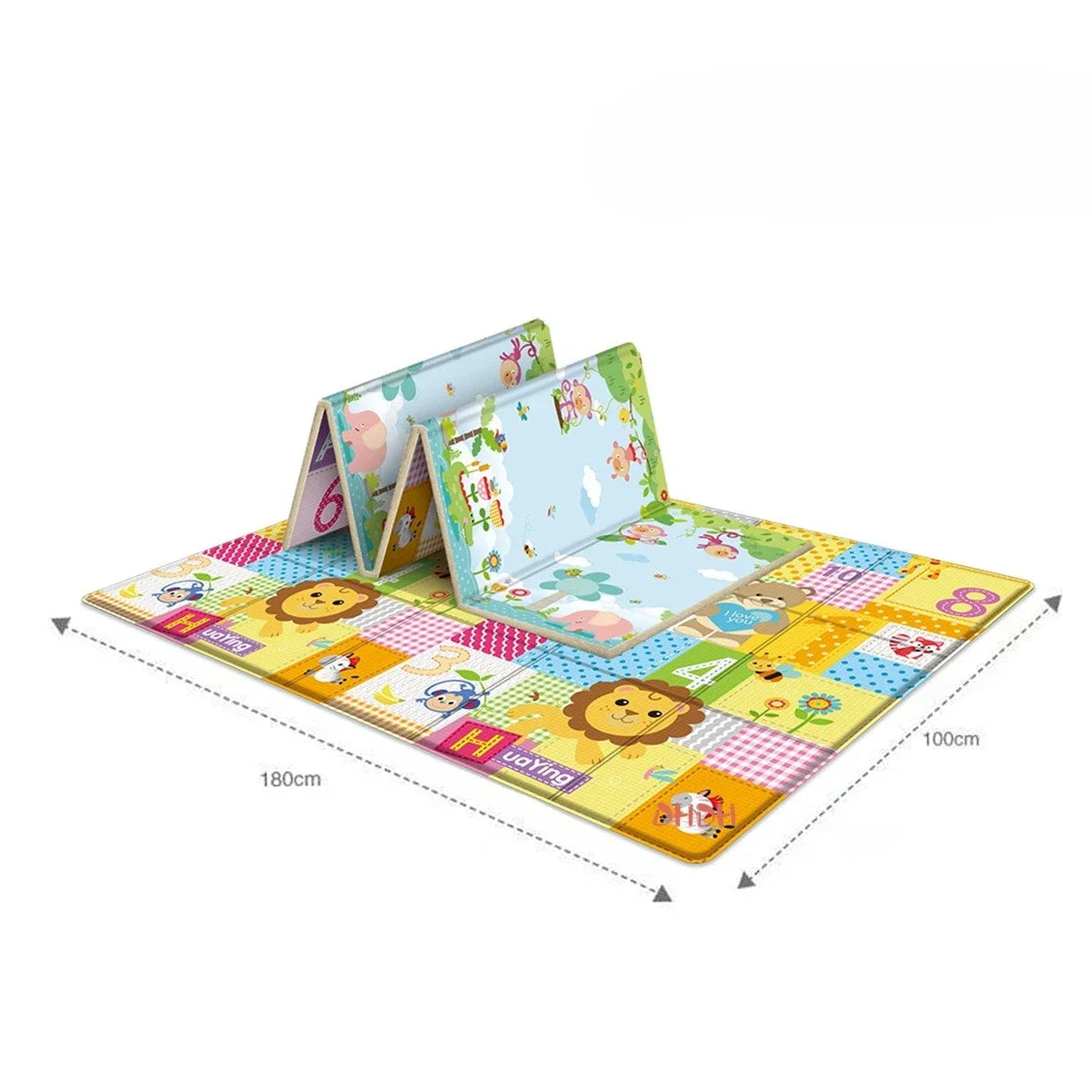 DHDHCN Non Toxic Foldable Baby Play Mat Non Slip Carpet