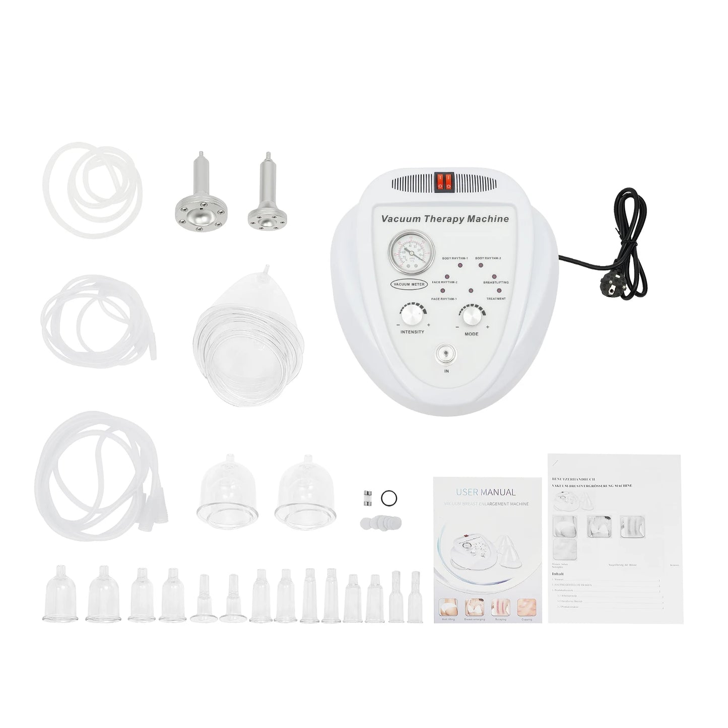 Vacuum Therapy Massage Machine With 24 Cups For Body Shaping