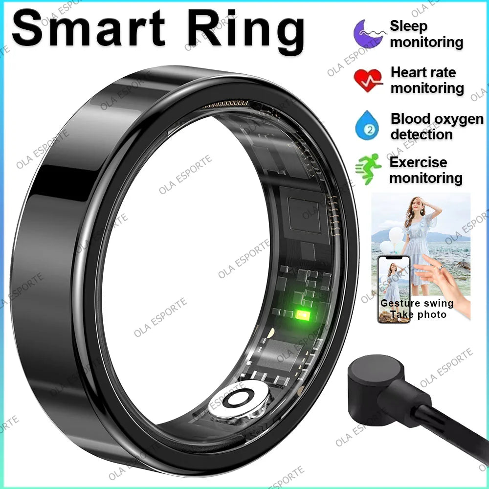 Ola Esporte Smart Ring Bluetooth Heart Rate Health Monitor