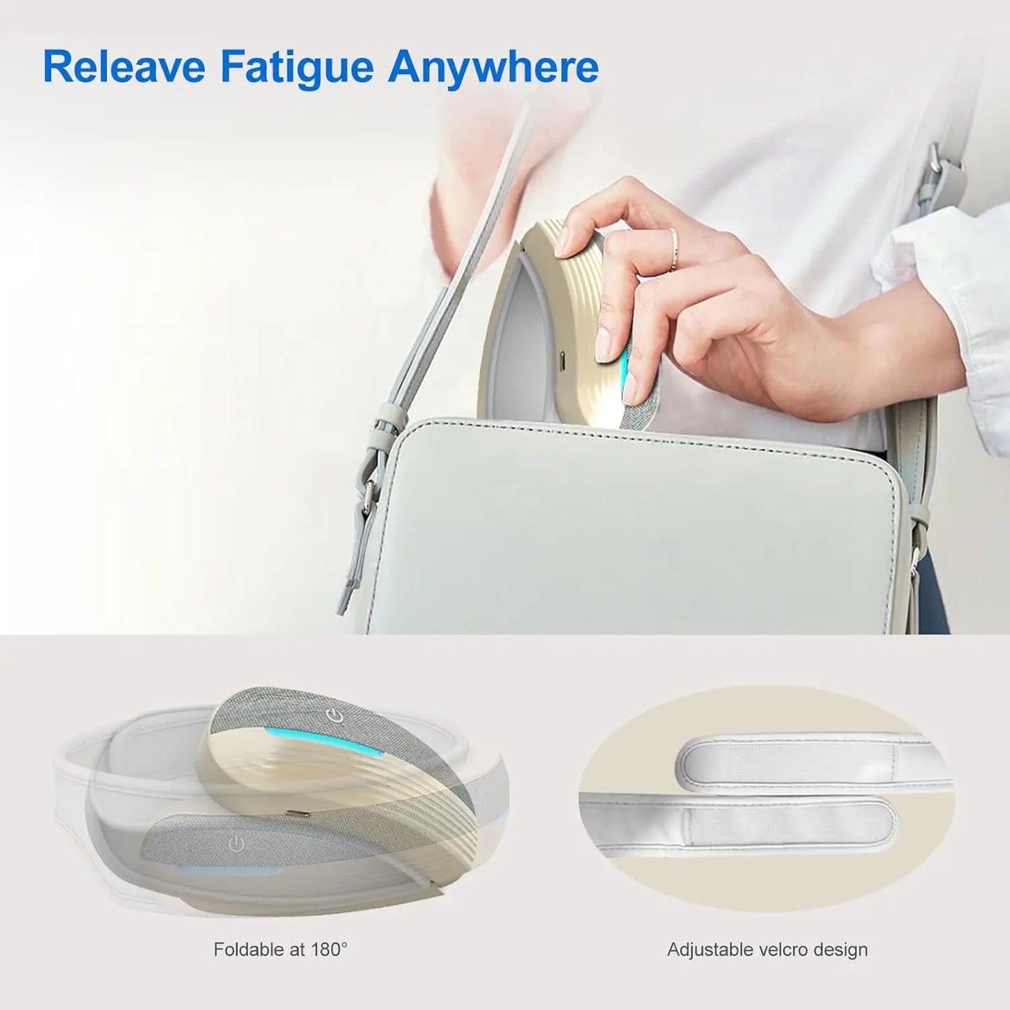 HOMEMASSA Portable Electric Head Massager With Heat Bluetooth