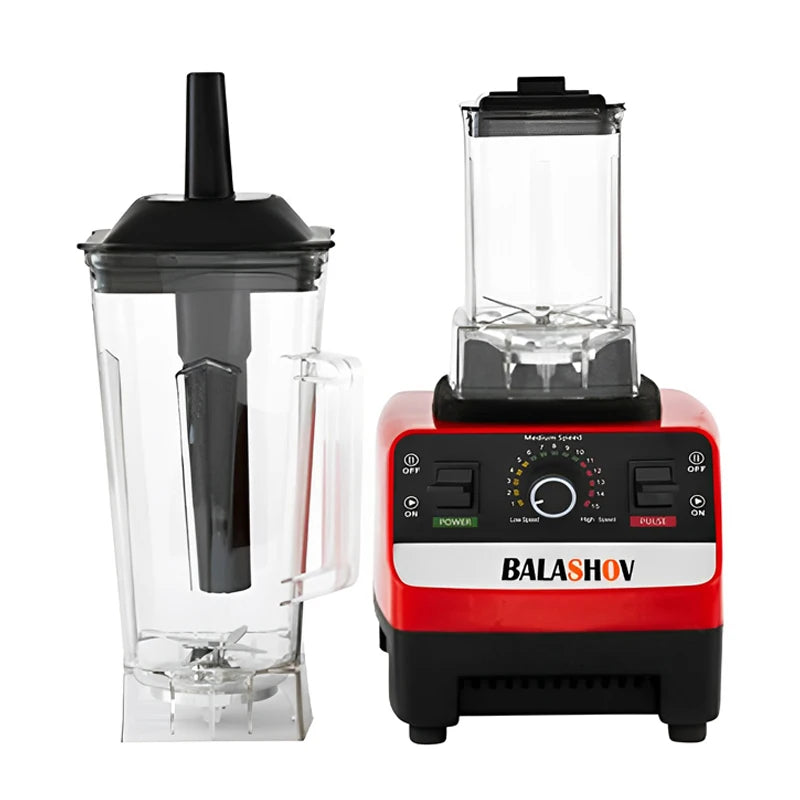 Balashov 2000W Heavy Duty Commercial Blender Mixer Stationary Food Processor