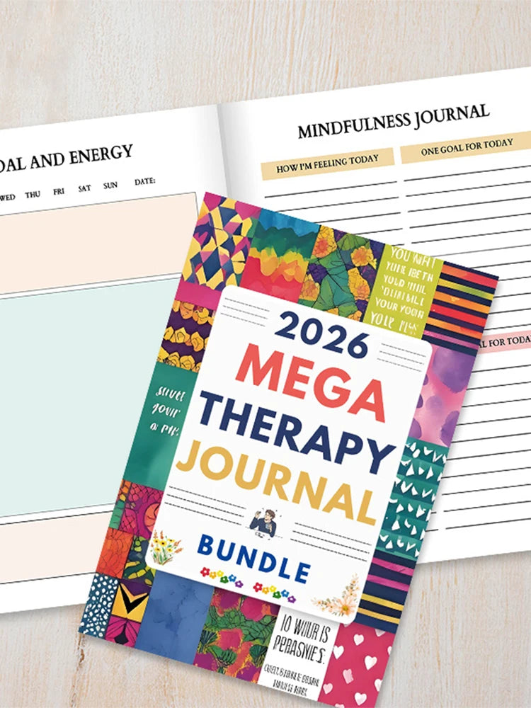 Mega Therapy Journal Trauma Recovery Guide Notebook