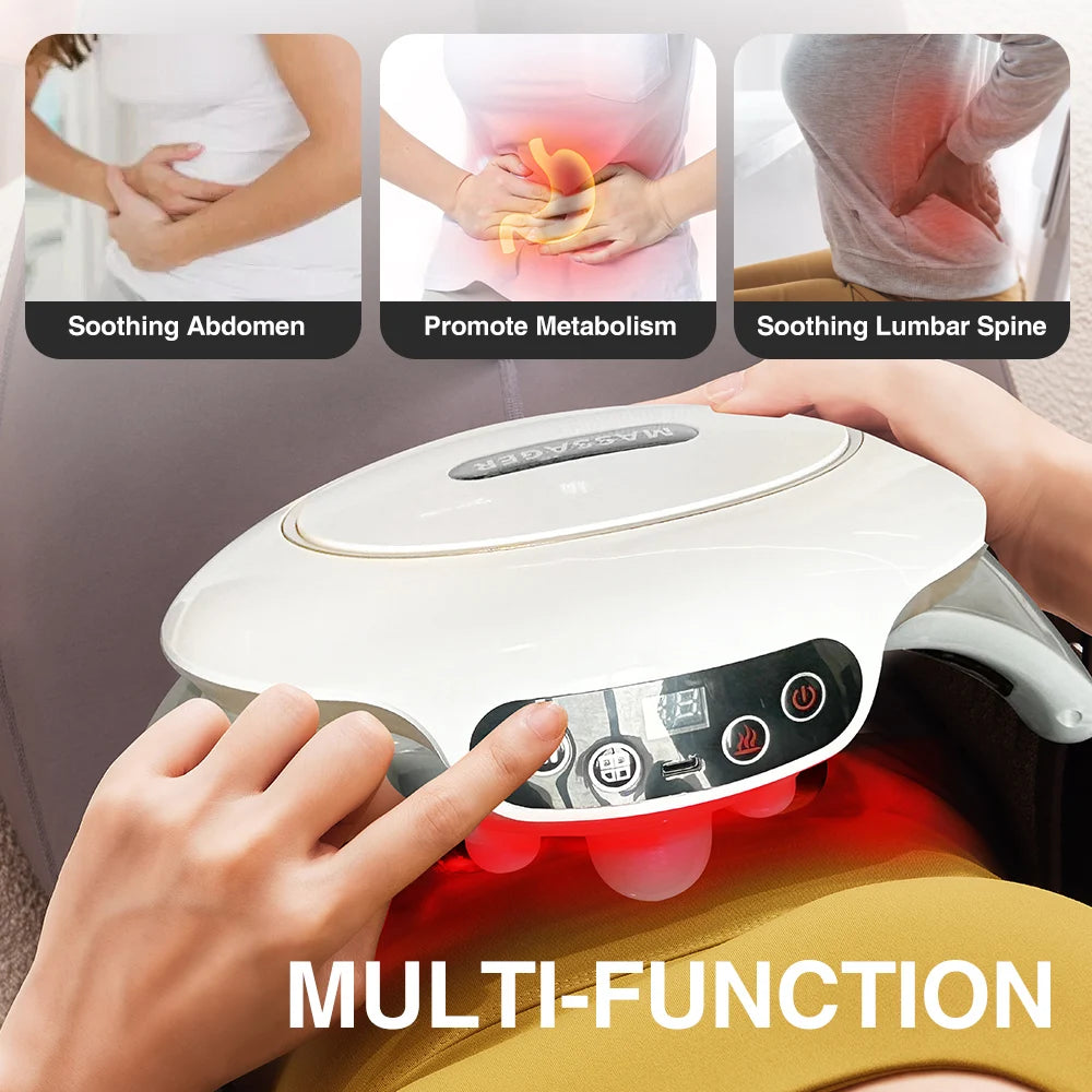 HIMOUTA Abdominal Massager With Heat For Digestive Comfort