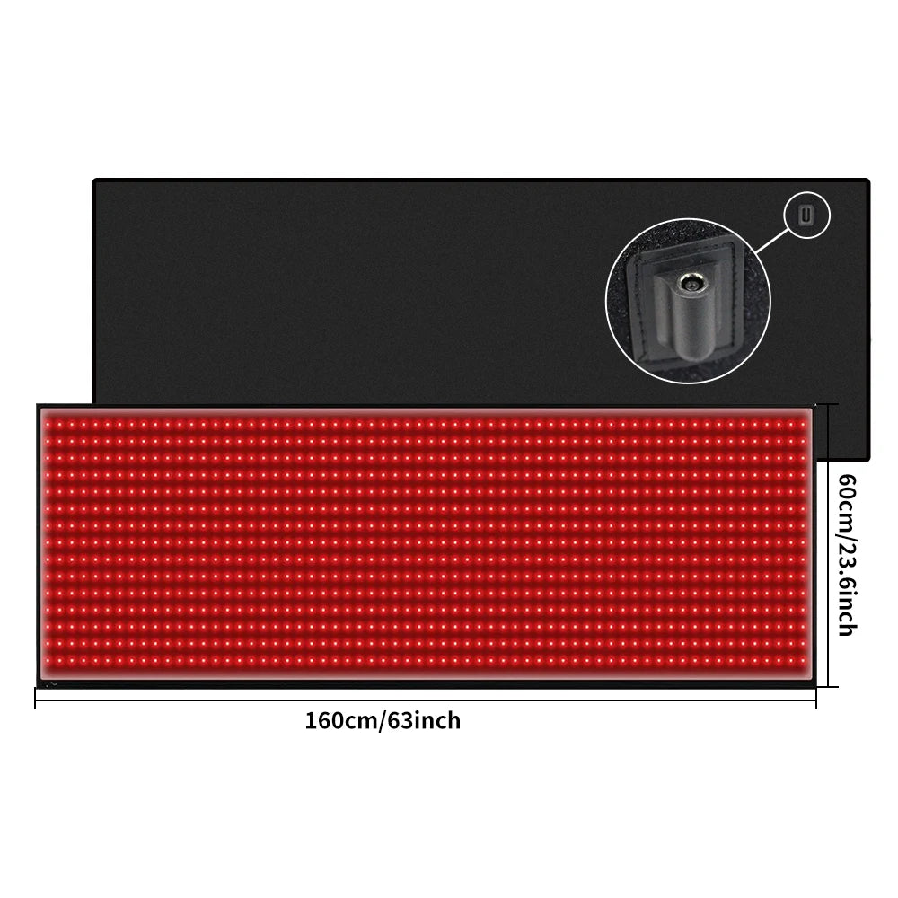 Full Body Red Light Therapy Mat 660nm 945 LED Beads