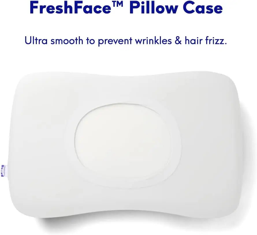 Ergonomic Contour Pillow For Side And Back Sleepers Cervical Support