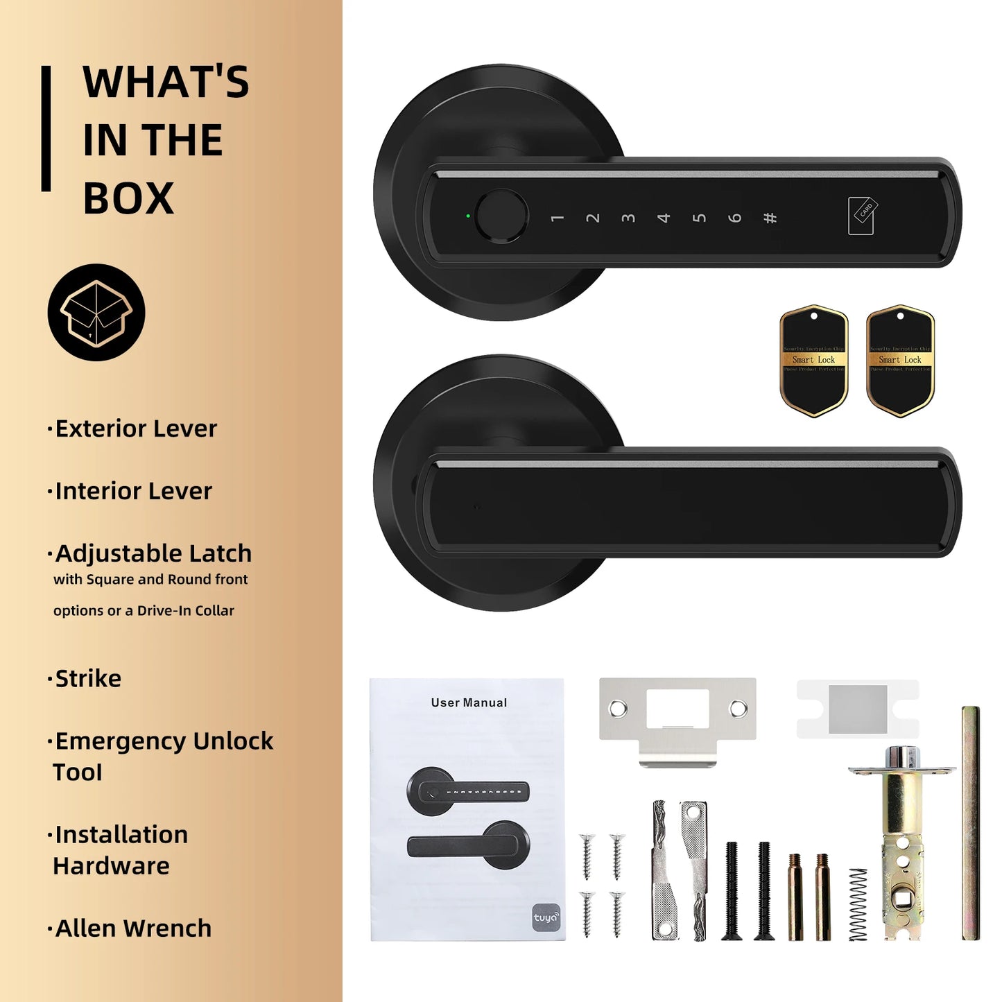 Viladepot Bluetooth Fingerprint Door Lock With App Control And Keypad