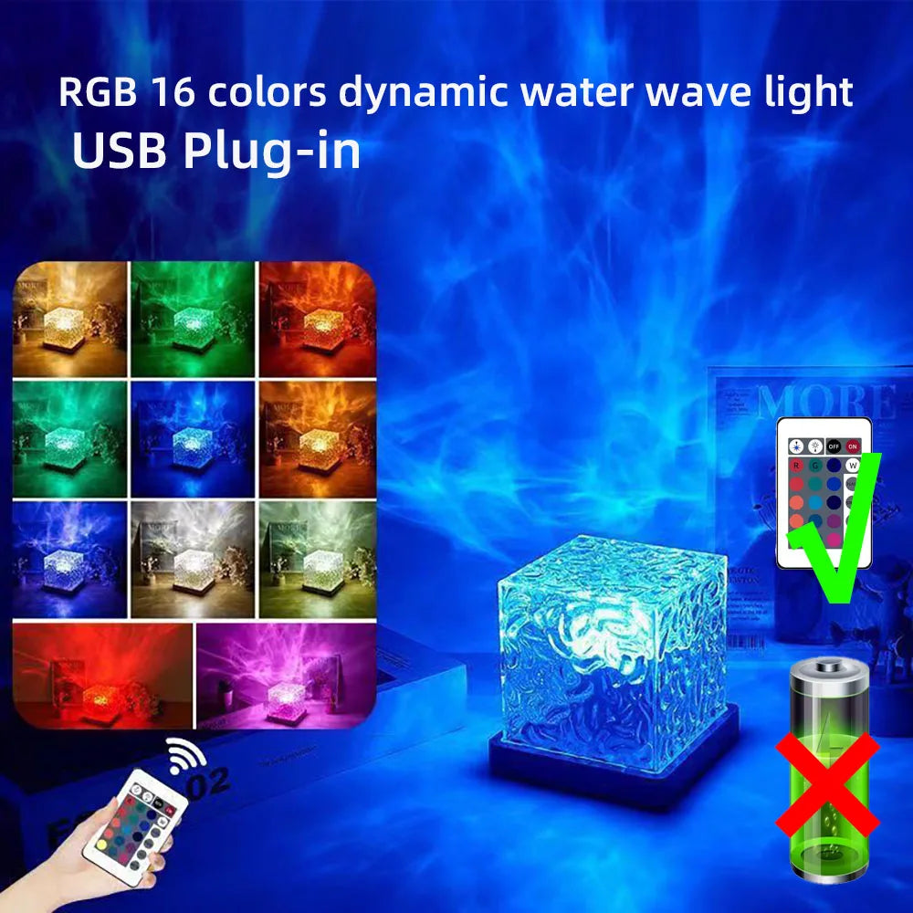 RTONTR Northern Light Starry Sky Projector Lamp Ocean Night Light