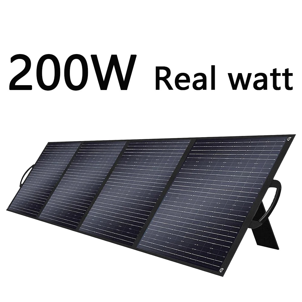 SOLARPLAY 200W Portable Foldable Solar Panel for Camping