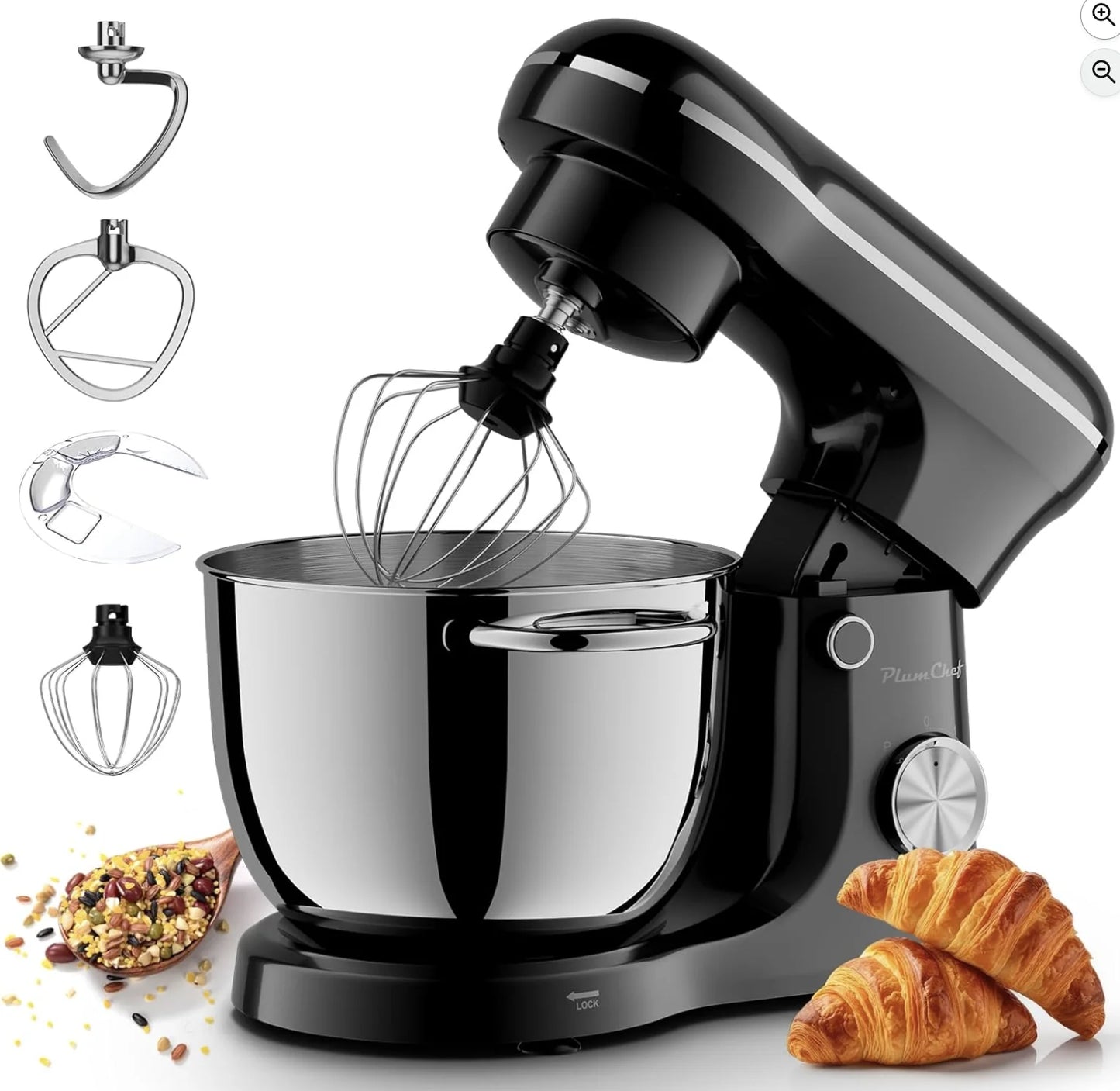Suning Electric Stand Mixer With 300W Copper Core Motor