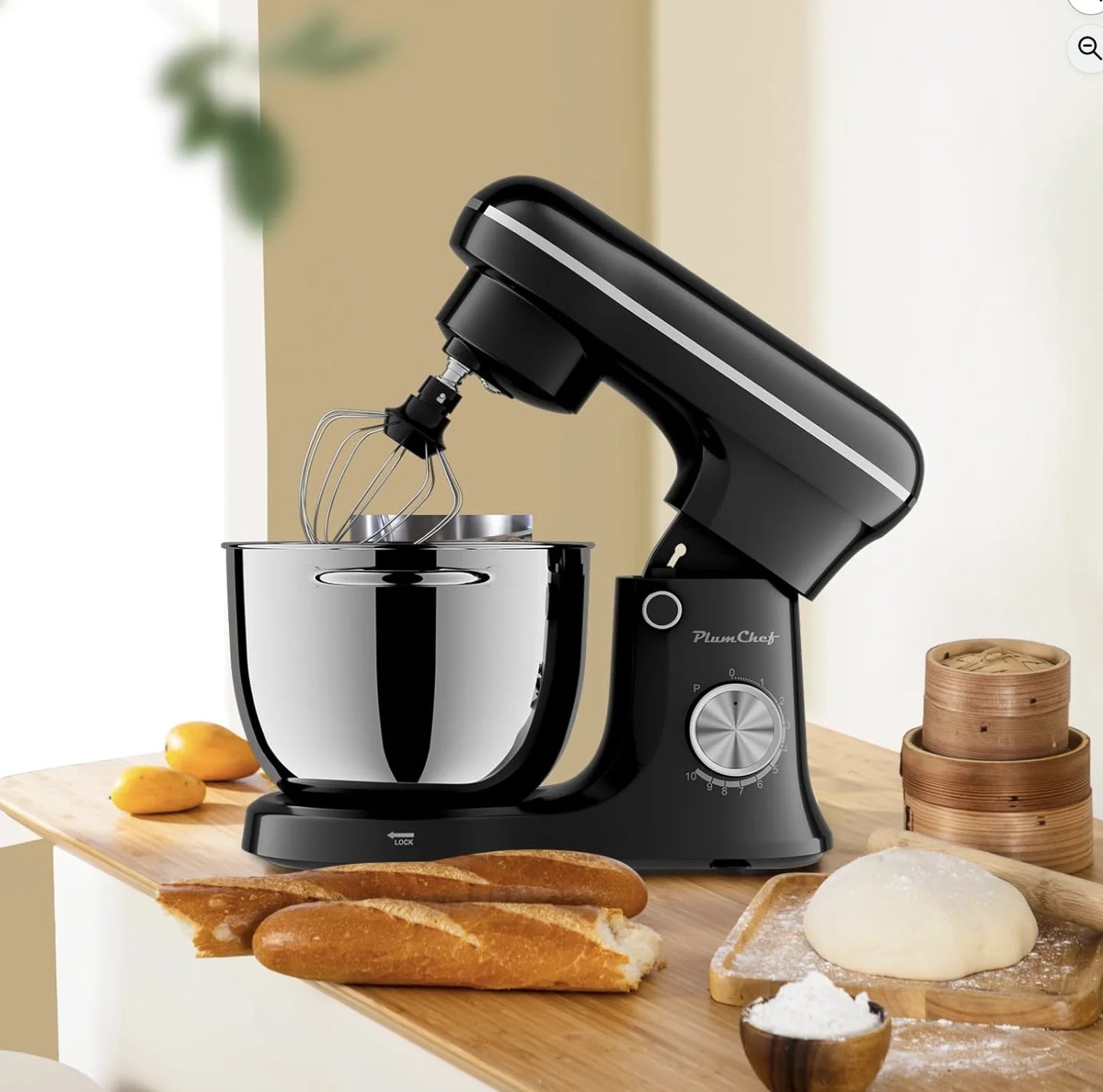 Suning Electric Stand Mixer With 300W Copper Core Motor