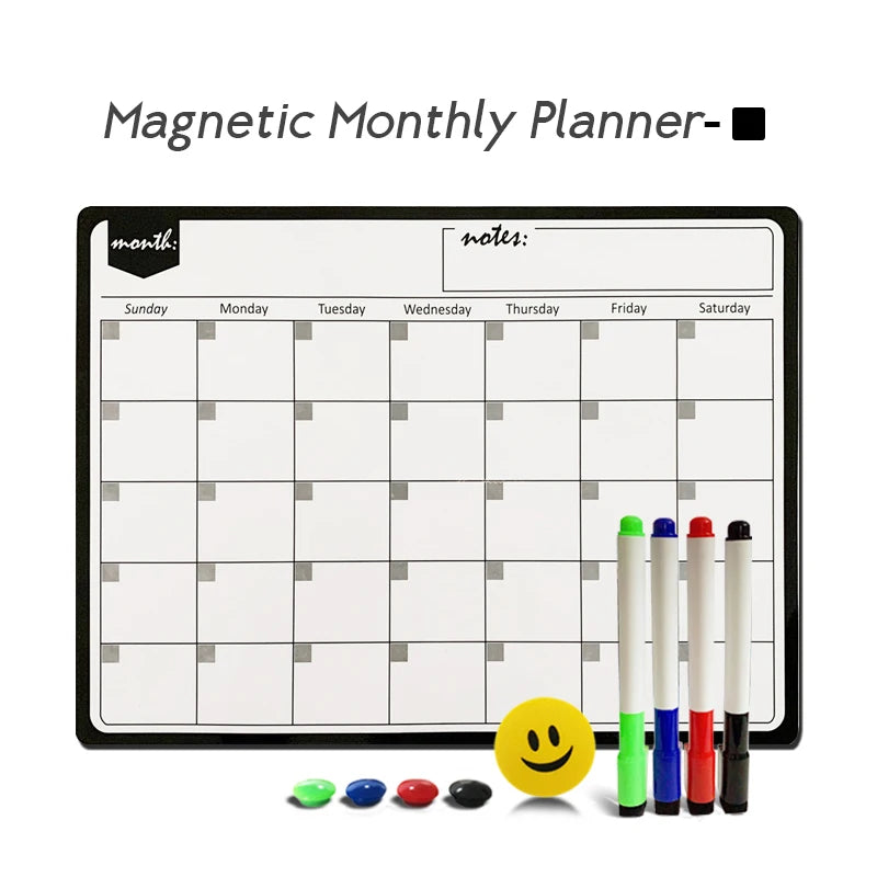 Magnetic Weekly and Monthly Planner Whiteboard for Office