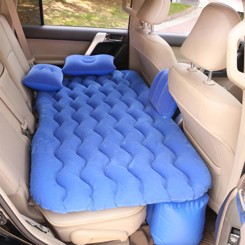 Car Air Inflatable Travel Mattress Bed For Back Seat Universal
