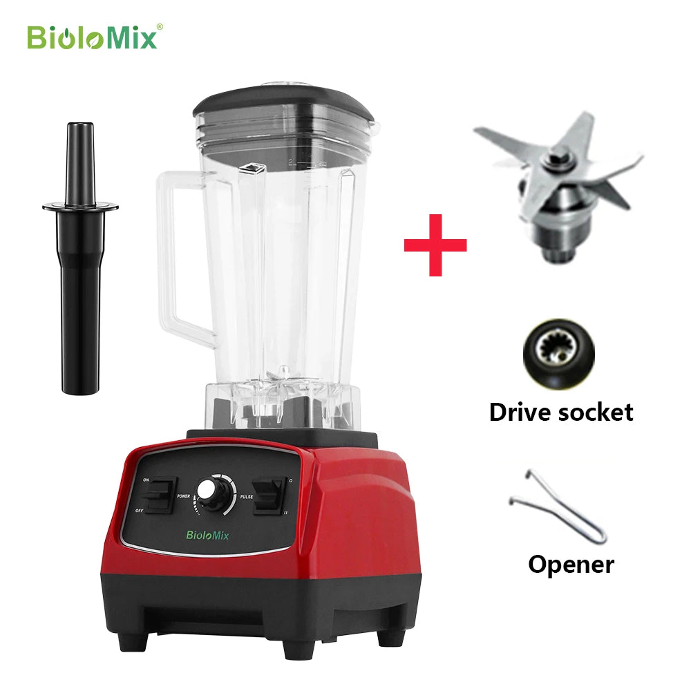Biolomix BPA Free 3HP 2200W Heavy Duty Commercial Blender Juicer Processor