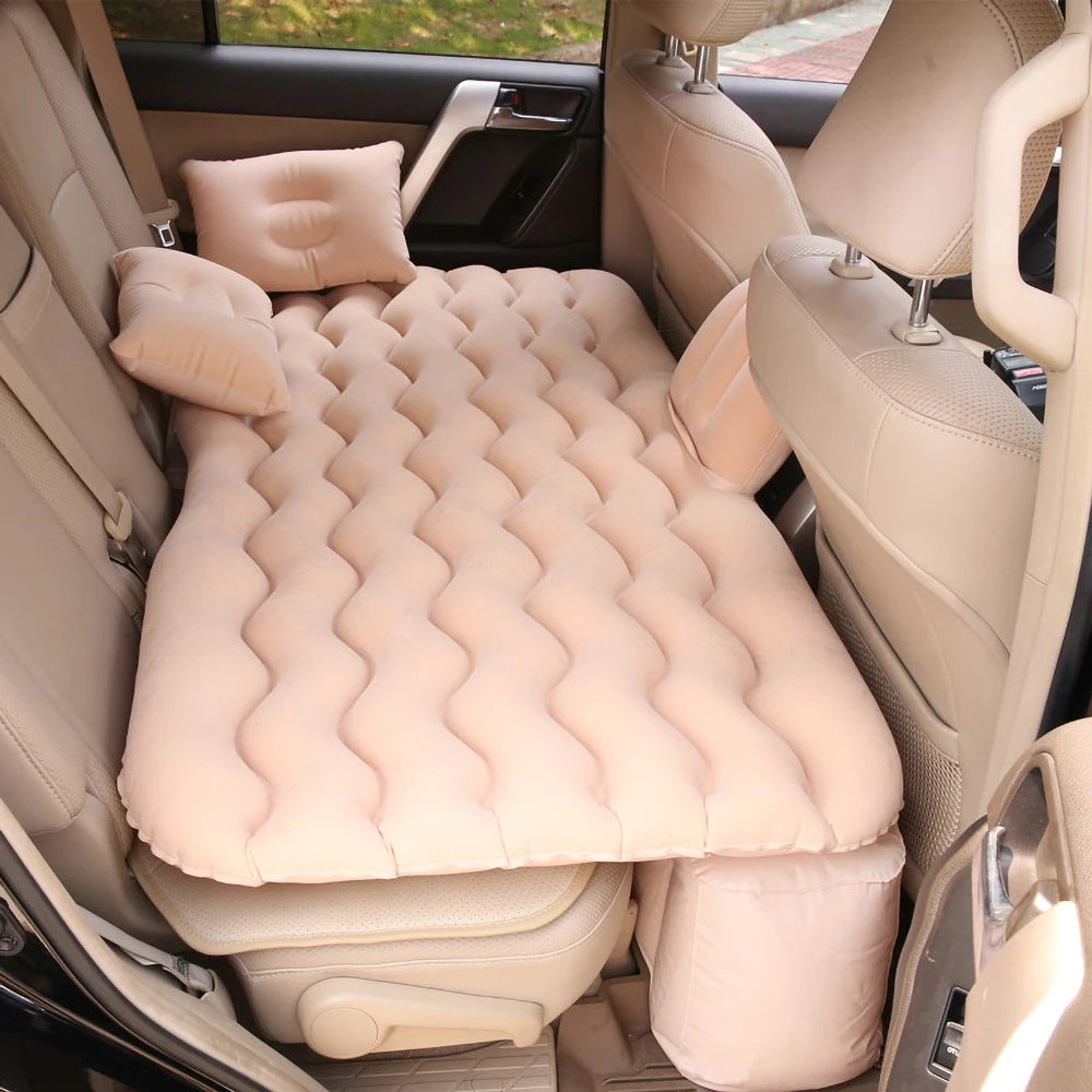 Car Air Inflatable Travel Mattress Bed For Back Seat Universal