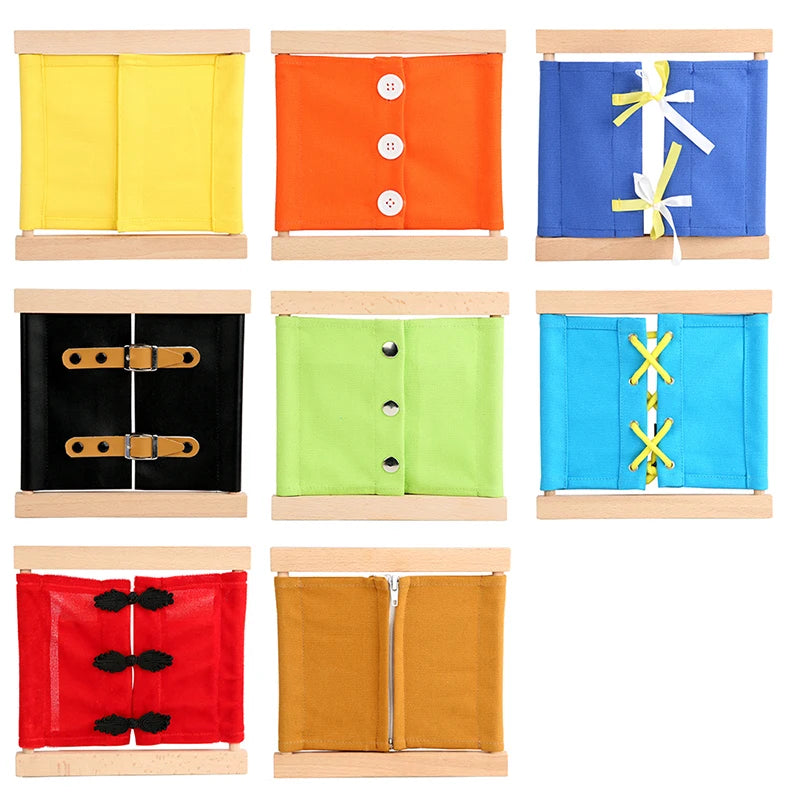 MYY Montessori Dressing Frame for Kids Practical Life Skills Toy