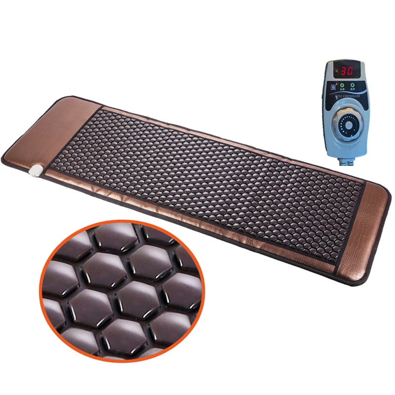 MagCellapy Infrared Natural Tourmaline Germanium Stone Mattress Heating Pad