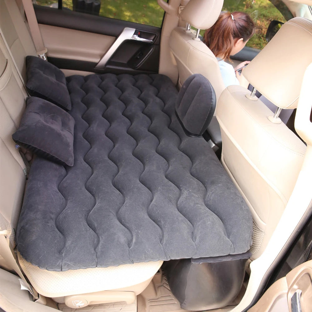 Car Air Inflatable Travel Mattress Bed For Back Seat Universal