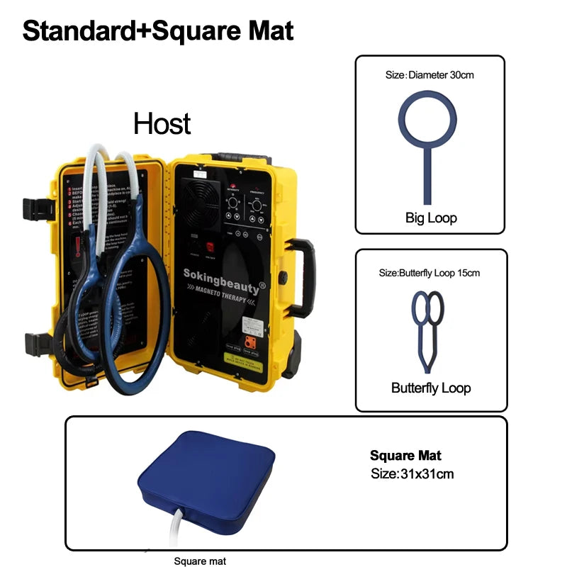 Pemf Magnetic Therapy Device Mat Physio Magneto Therapy Machine Pemf Loop Devices Pain Relief Arthritis Sciatica Neuralgia