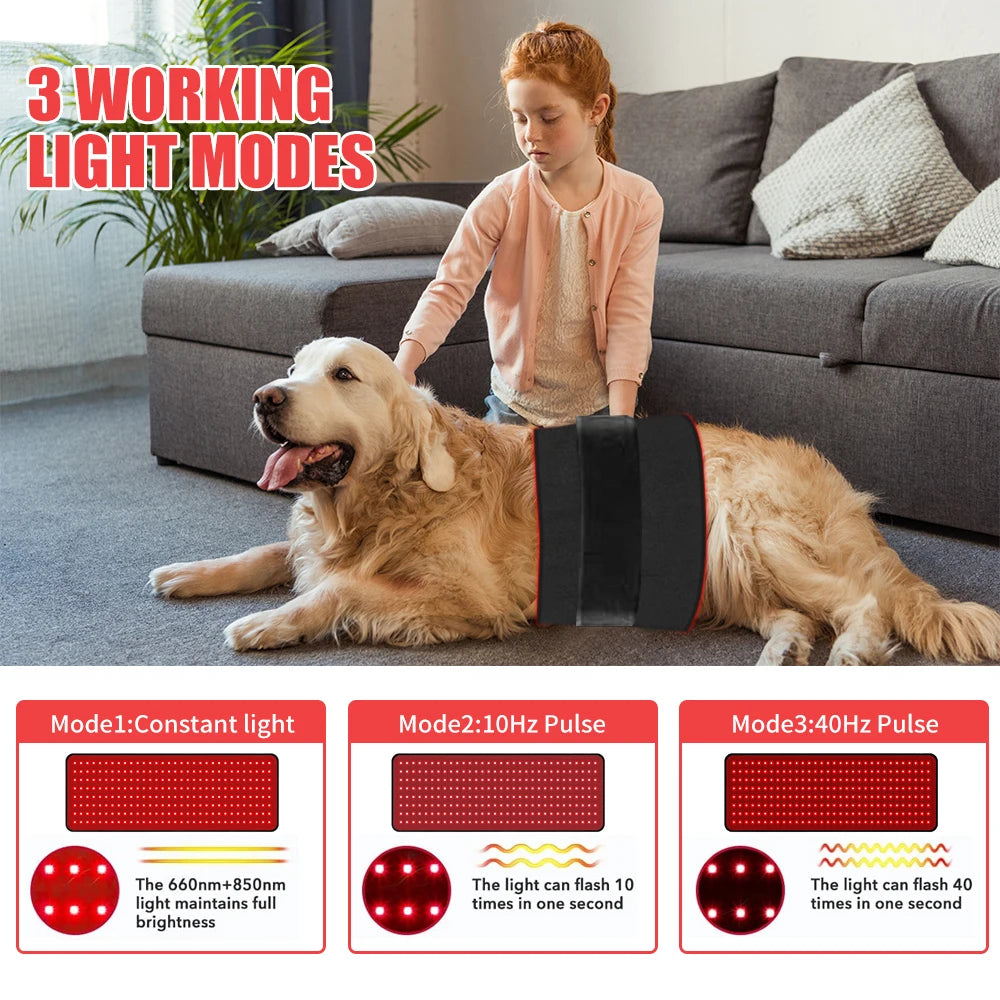 Red Light Therapy Pad Infrared 660nm 850nm Dual Chip