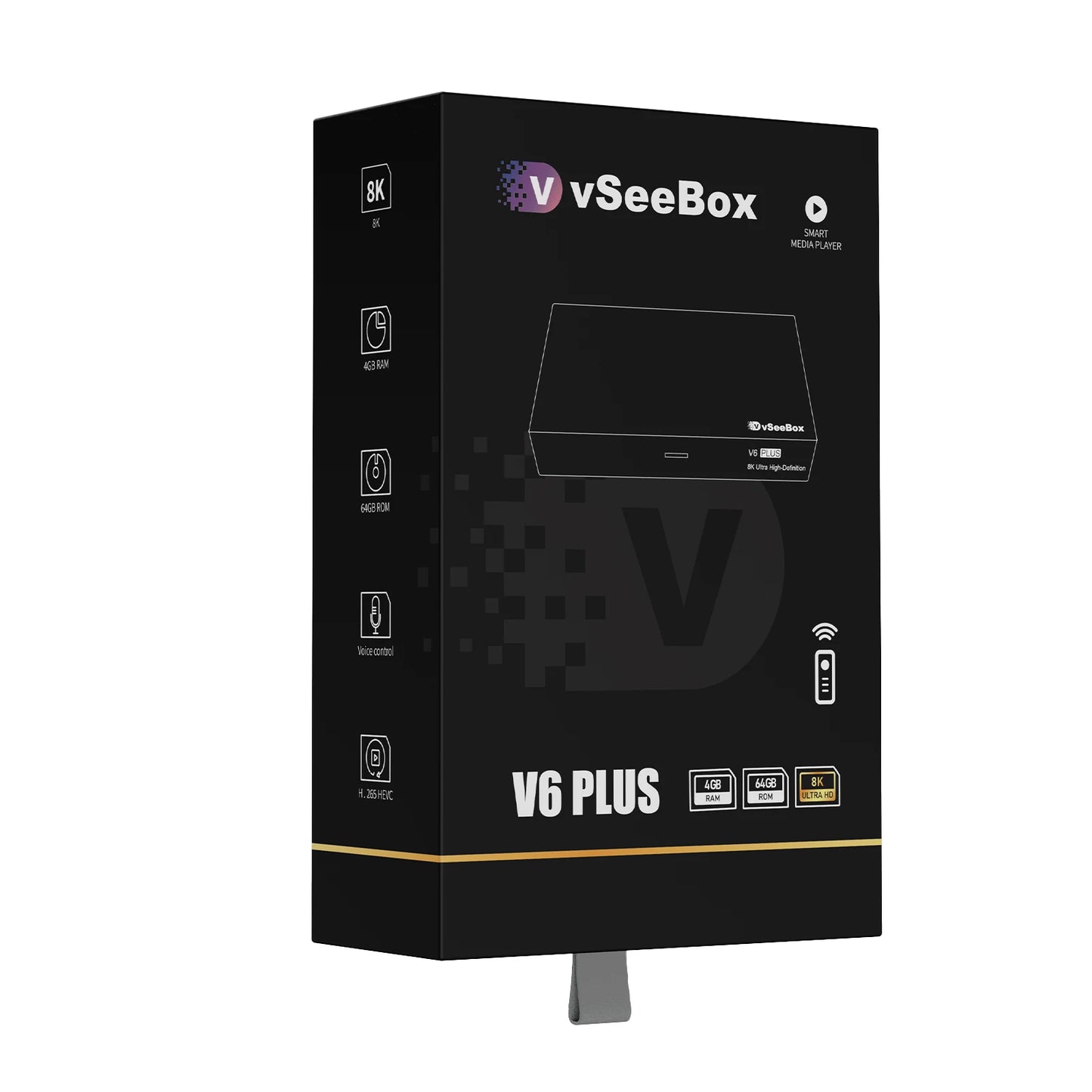 VseeCzydore VSeeBox V6 Plus 8K HD Voice Control Streaming Box