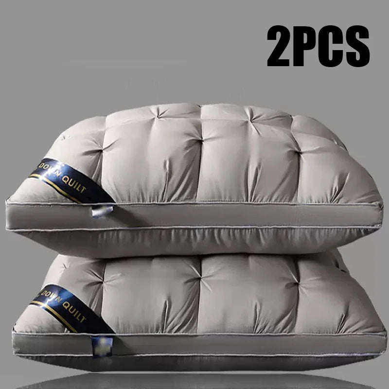 Two Piece Sleep Pillow Set Soft Supportive Pillows