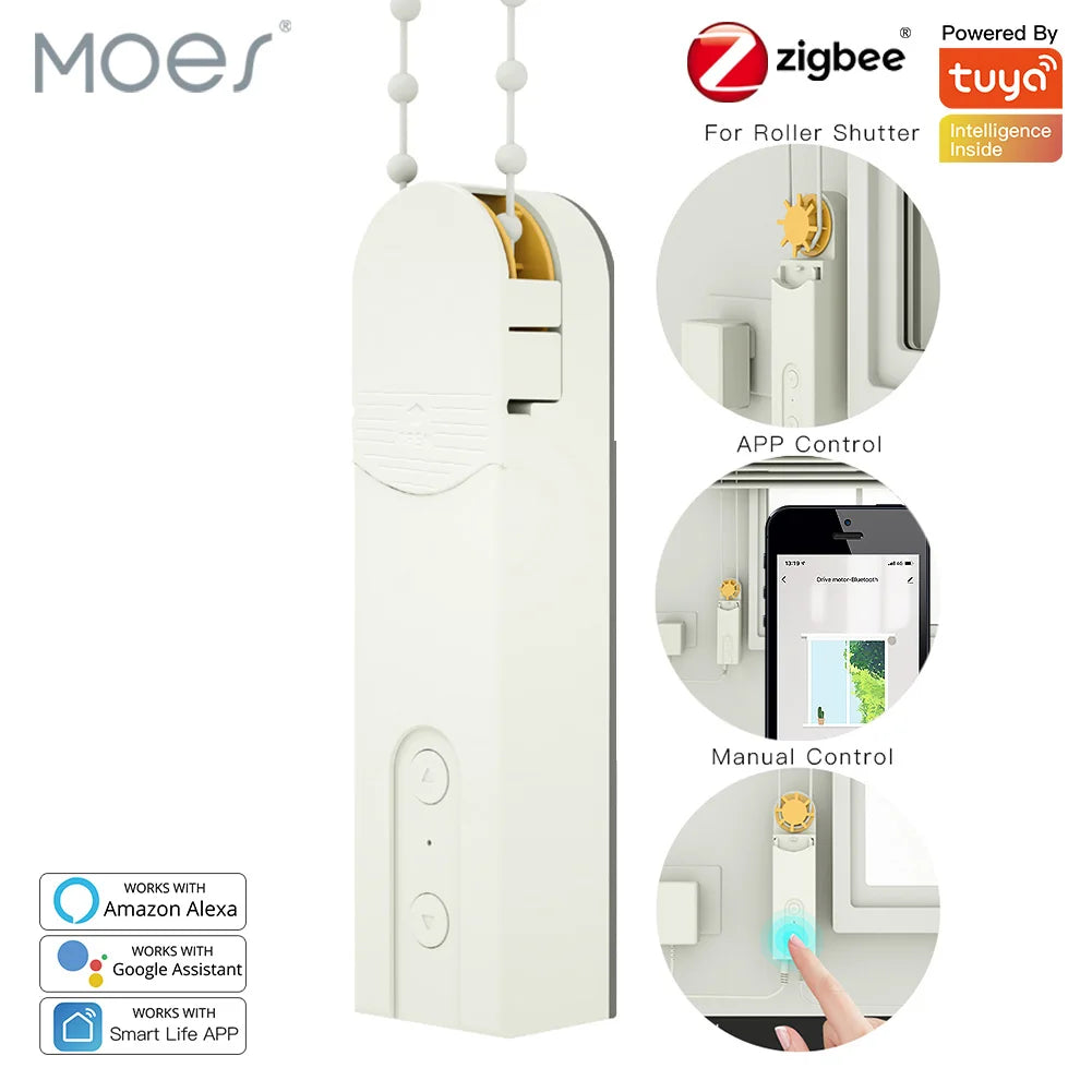 MOES ZigBee Smart DIY Motorized Roller Blinds
