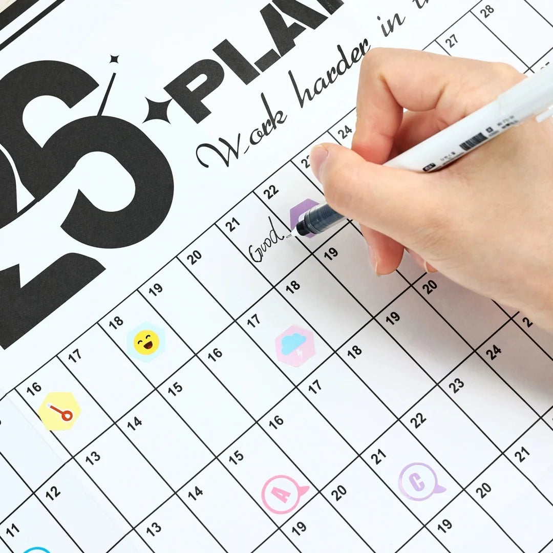 Habit Tracking Wall Planner