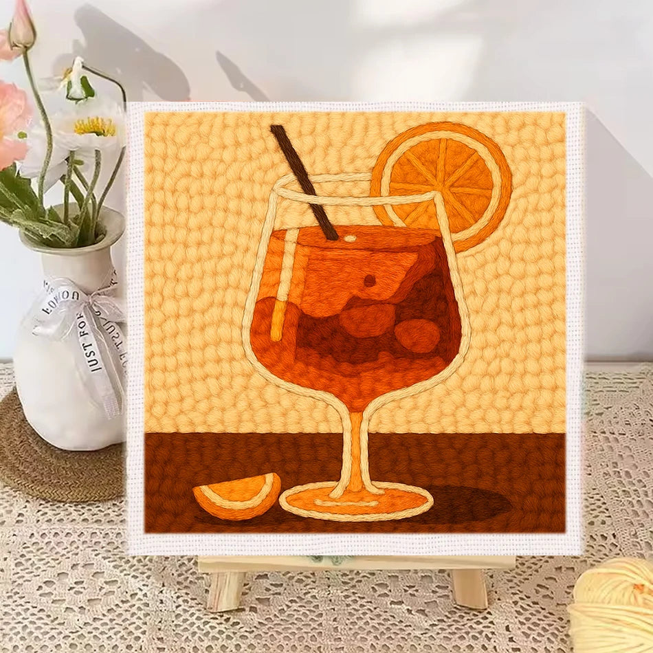 Punch Needle Embroidery Crafts Kit for Modern Home Decor Projects