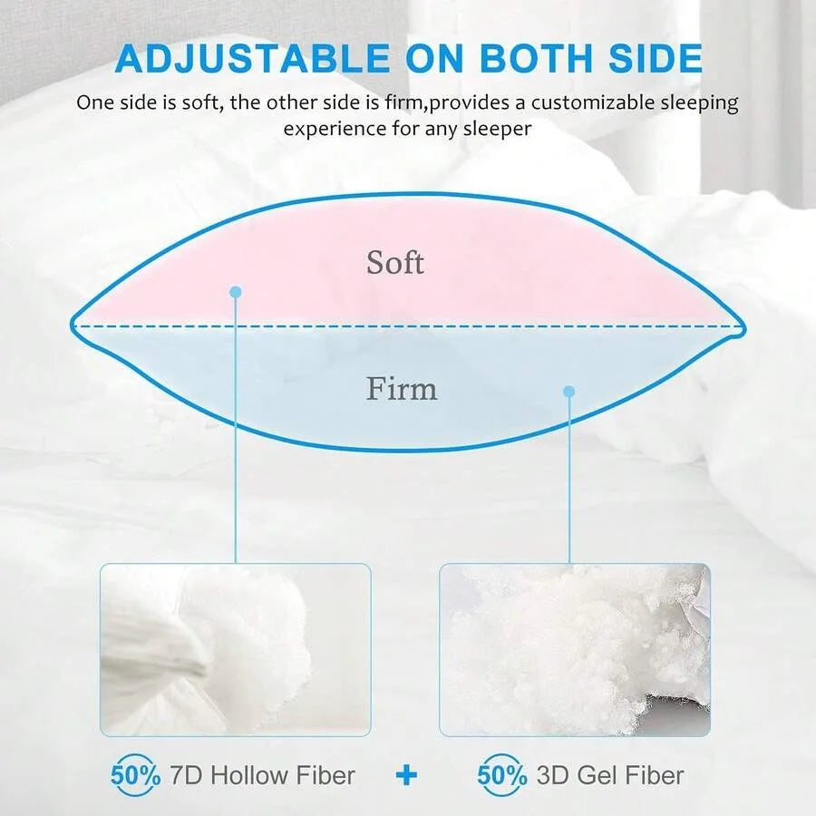 Hotel Collect Pillows For Side And Back Sleepers Microfiber