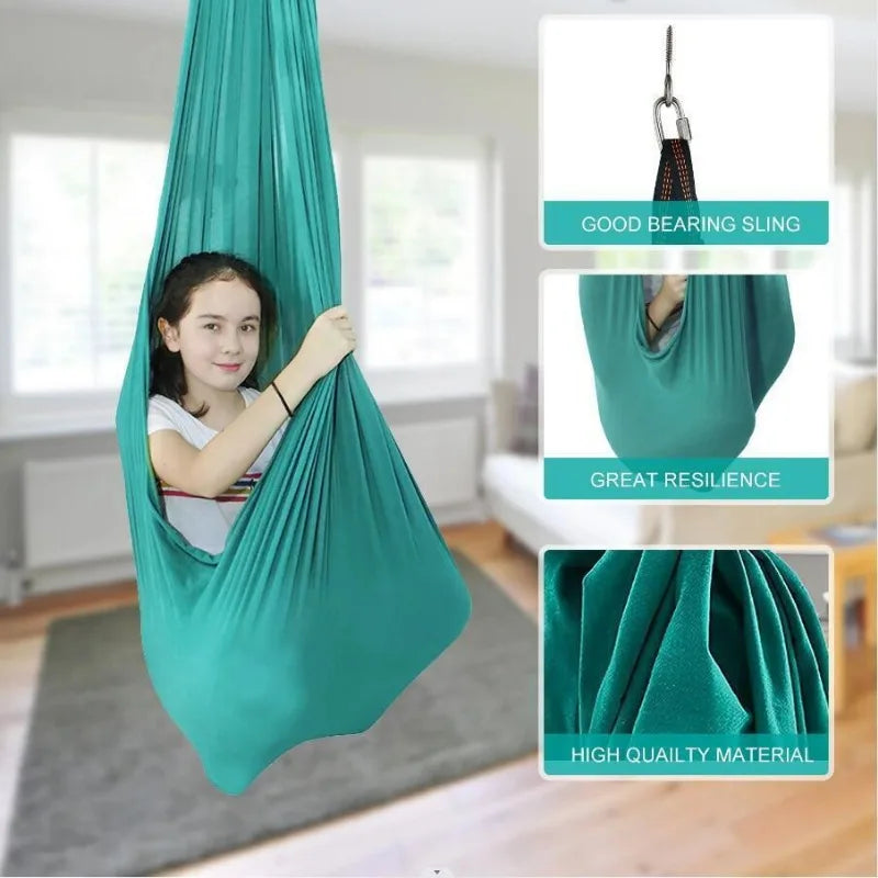 Yandex Sensory Swing for Children Outdoor Hammock With Extension Straps