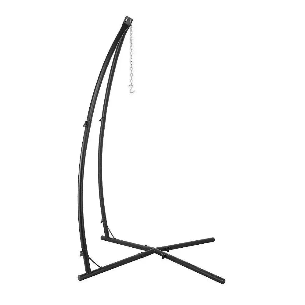 Hammock Chair Stand Solid Steel Frame With Hook for Porch Swing Hammock Chair Adjustable high 210cm