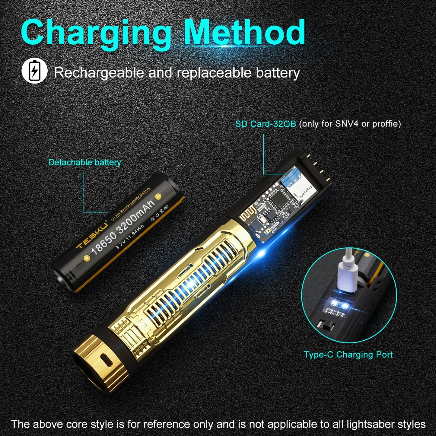 TXQSABER Obiwan Kenobi Neo Pixel Lightsaber Proffie Smooth Swing