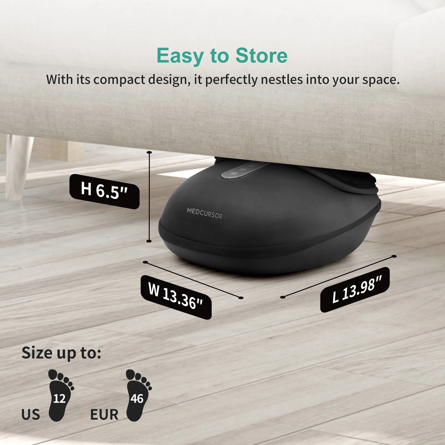 Shiatsu Foot Massager with Heat for Relaxation and Relief