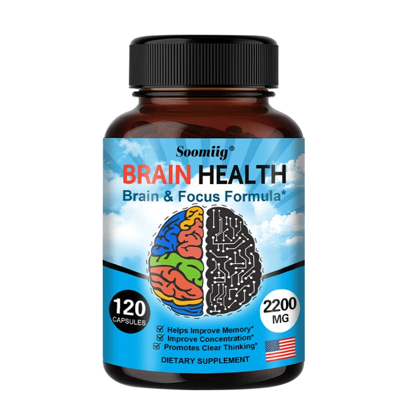 Soomiig Brain Booster, Energizing, Supports Cognitive Function With Vitamin B6 And B12