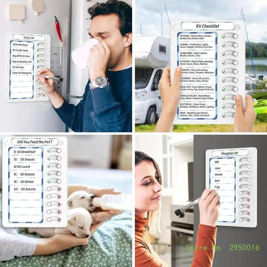 ADHD Erasable Sliding Chore Chart To Do List Routine Planner