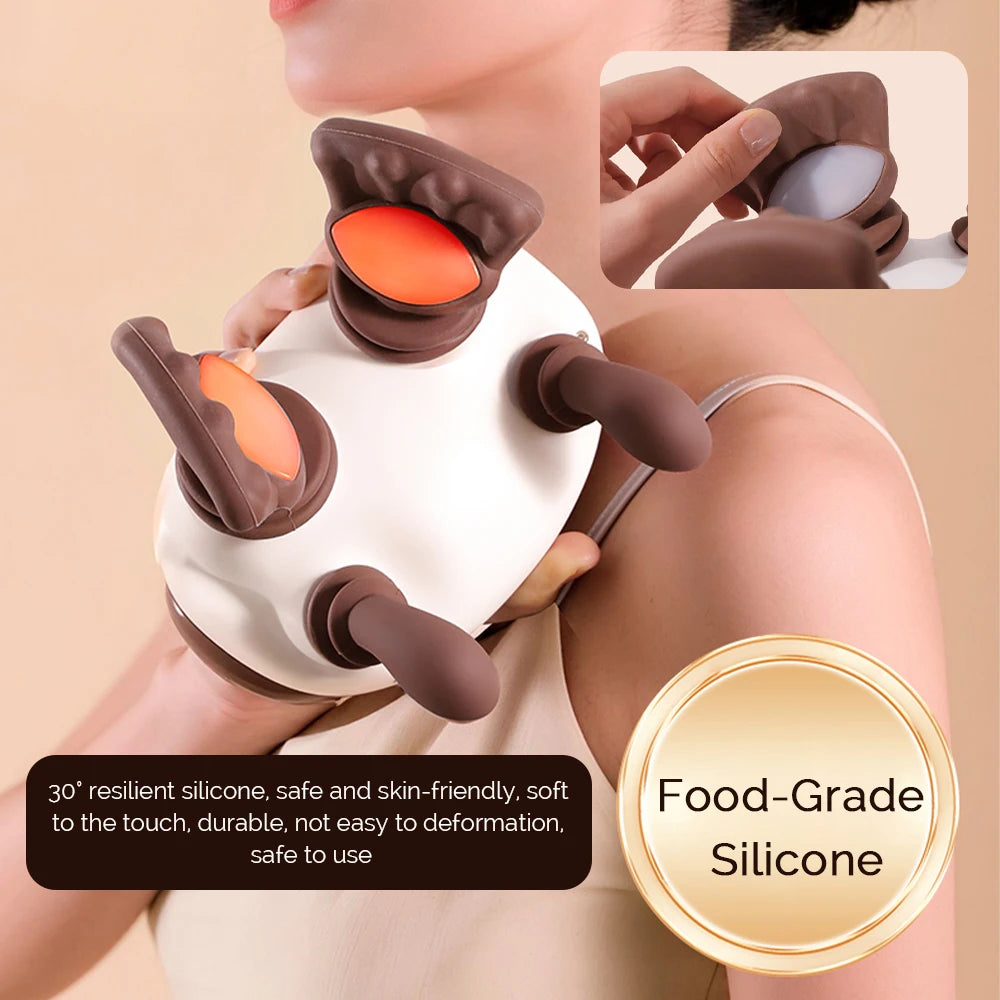 Foreverlily Bionic Pressure Neck Massager Back And Shoulder