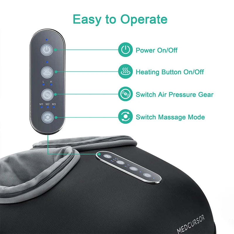 Shiatsu Foot Massager with Heat for Relaxation and Relief