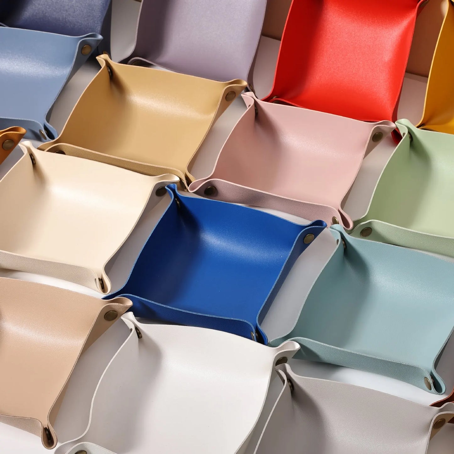 Nordic Style Leather Storage Box Organization