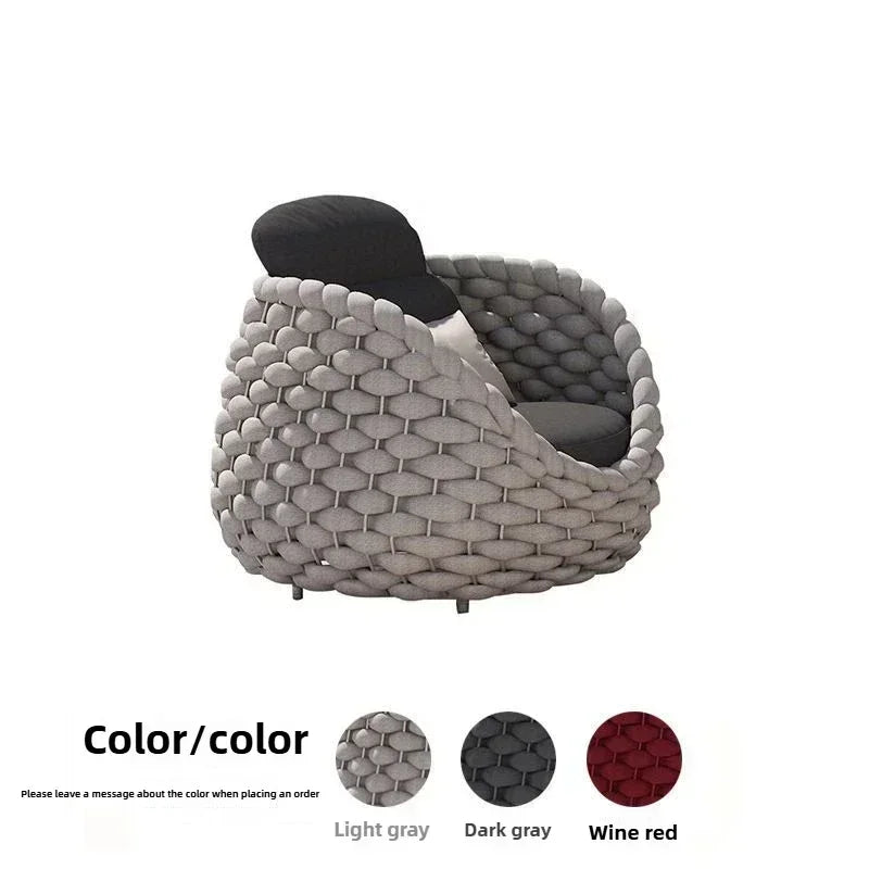 All Weather Rattan Outdoor Sofa Set For Villa Balcony Patio