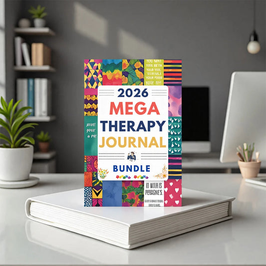 Mega Therapy Journal Trauma Recovery Guide Notebook