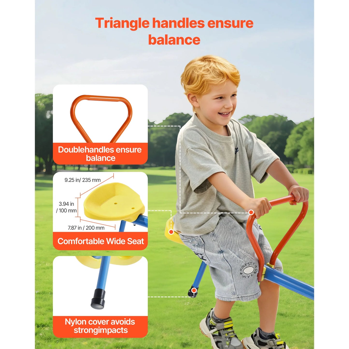 Seesaw Sit And Spin Teeter Totter Four Seater For Kids