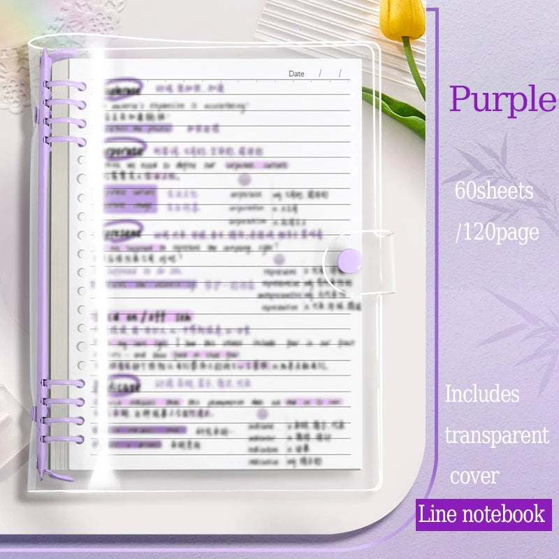 Journal Writing Detachable Cover Planner Diary Refillable