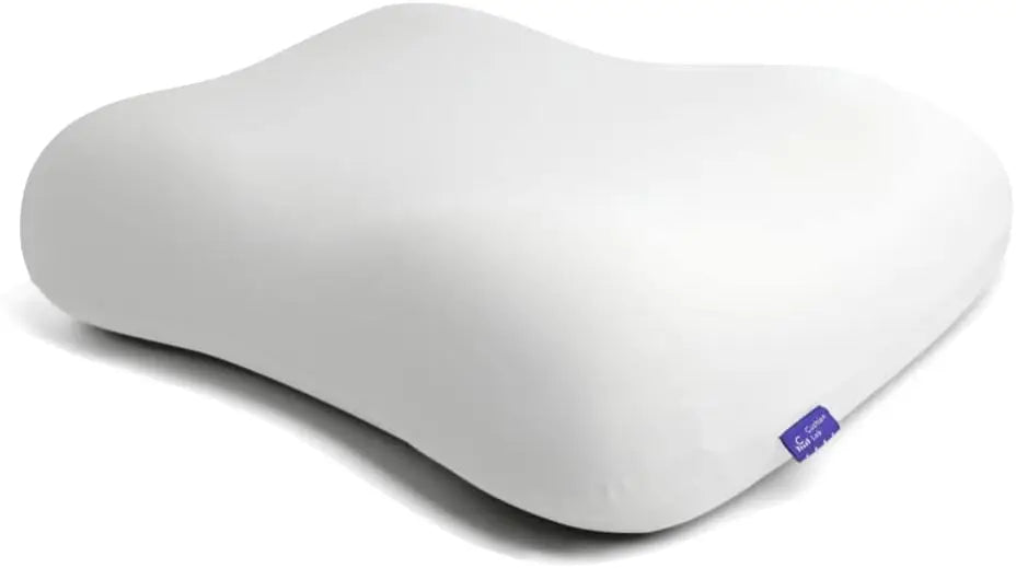 Ergonomic Contour Pillow For Side And Back Sleepers Cervical Support