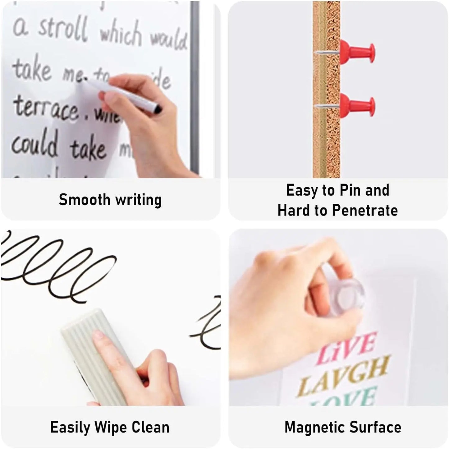 Magnetic Dry Erase Cork Board