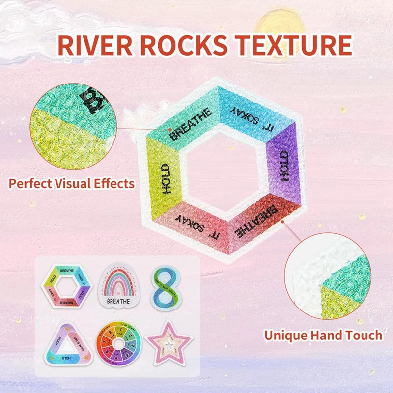 Calm Strips Anxiety Sensory Stickers Mood Calming Stress Relief 60 Pcs