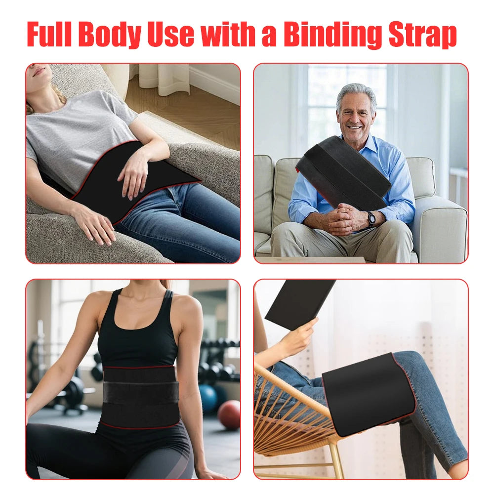 Infrared Light Relaxation Pad Wrap Back Waist Shoulders