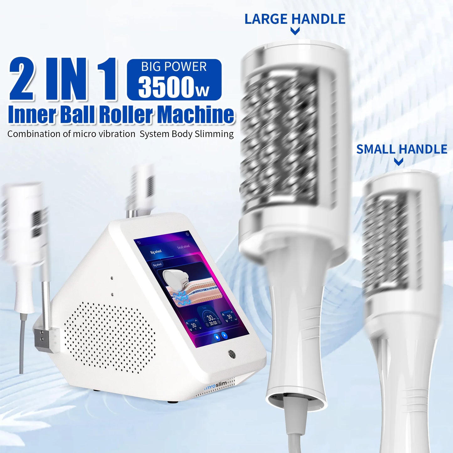 Myoslim EMS 2-In-1 Muscle Relaxation 5D Cellulite Massage Roller