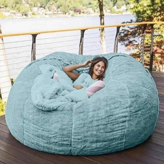 MDNG Soft Recliner Beanbag Sofa for Modern Nordic Living Room
