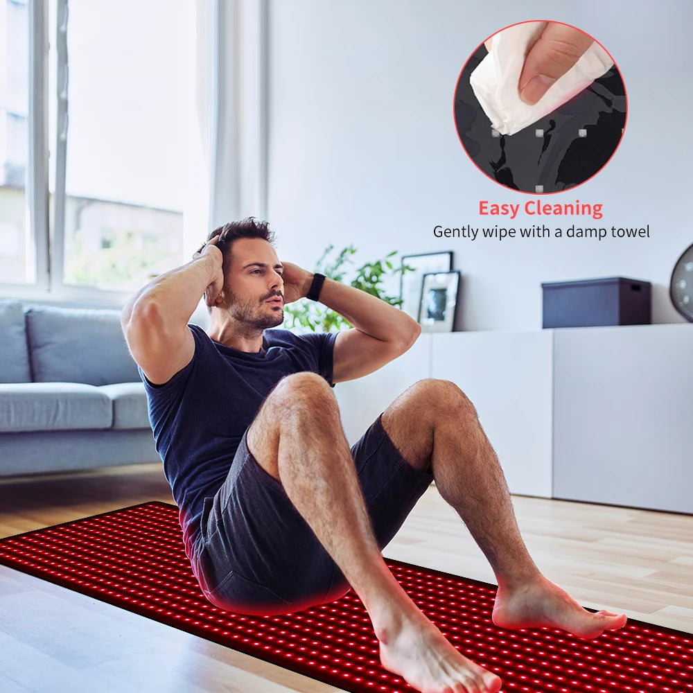 Full Body Infrared Light Therapy Mat for Relaxation and Pain